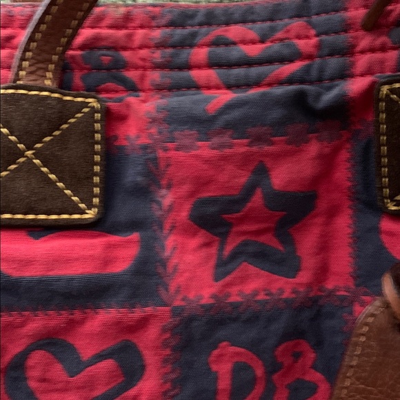 Vintage Dooney and Burke Canvas with Leather Trim - Picture 3 of 15